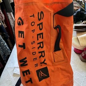 Sperry Orange Duffel Bag Durable and Eye-Catching
